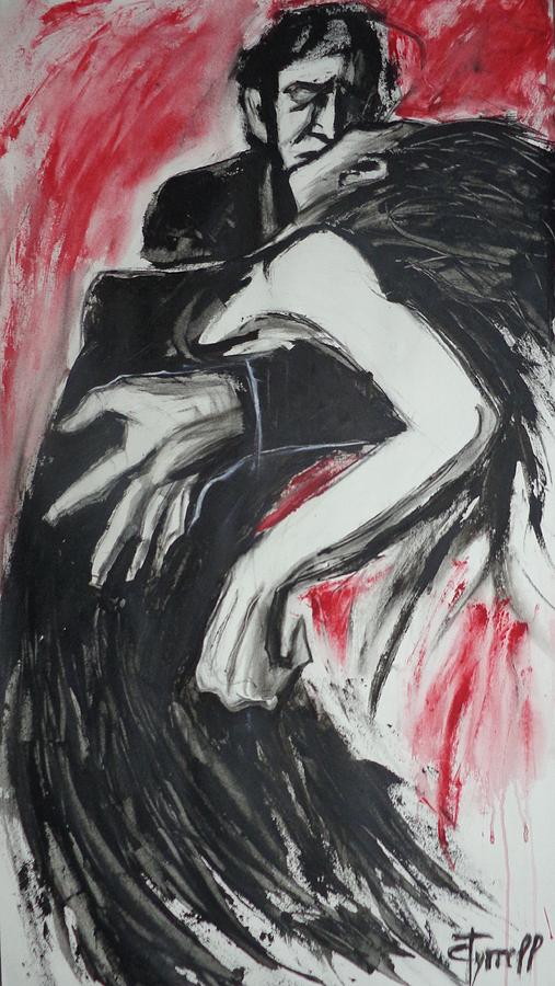 Lovers - Dance of Passion Painting by Carmen Tyrrell