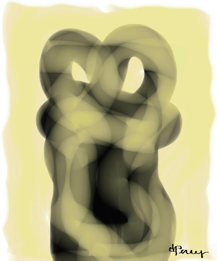 Lovers Digital Art by D Perry