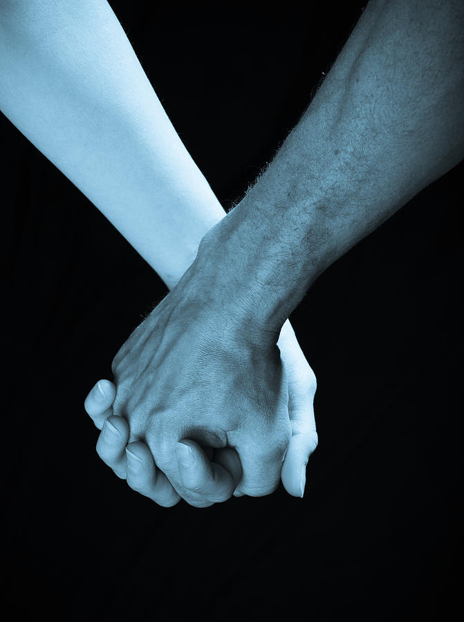 Hand Holding Photograph - Lovers Hands by Scott Sawyer