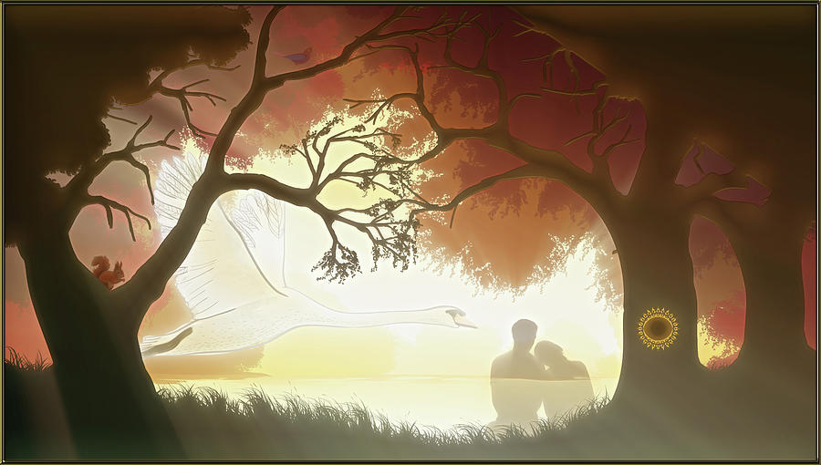 Lovers in the day Digital Art by Harald Dastis