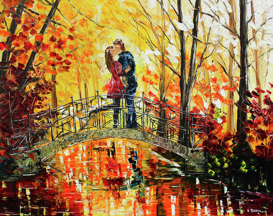 Lovers Painting by Kevin Brown