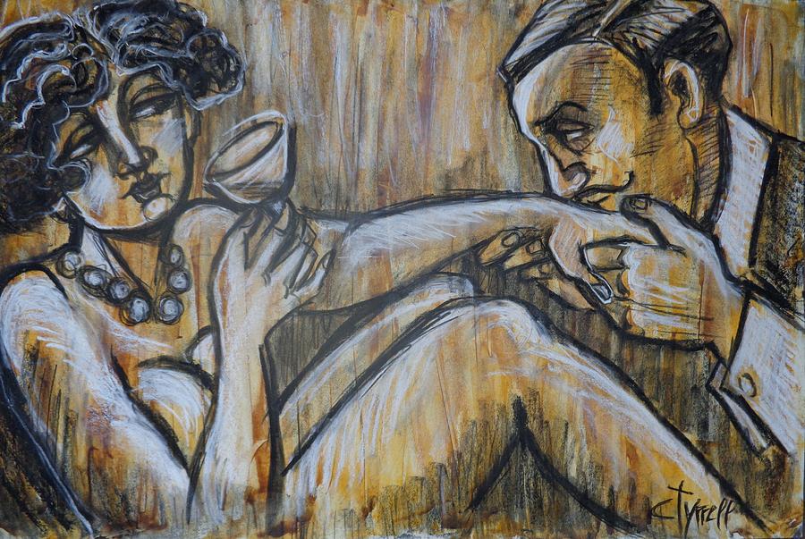 Movie Painting - Lovers - Ma Cherie Amour by Carmen Tyrrell