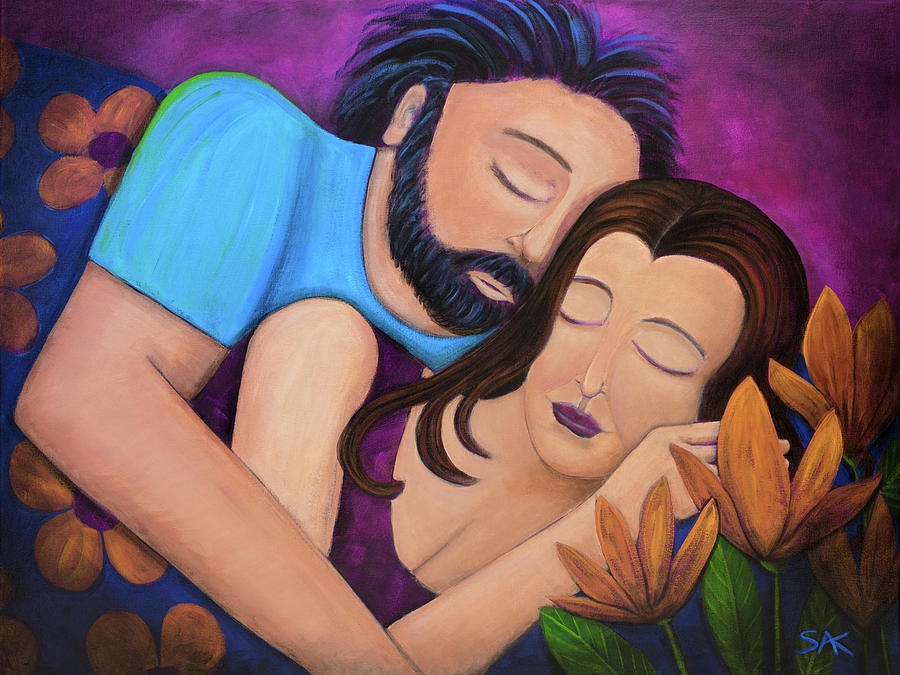 Lovers Nest Painting by Sheryl Karas