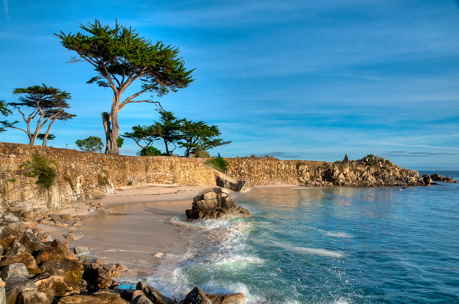 Lovers Point Pacific Grove Early Morning Photograph by Connie Cooper-Edwards