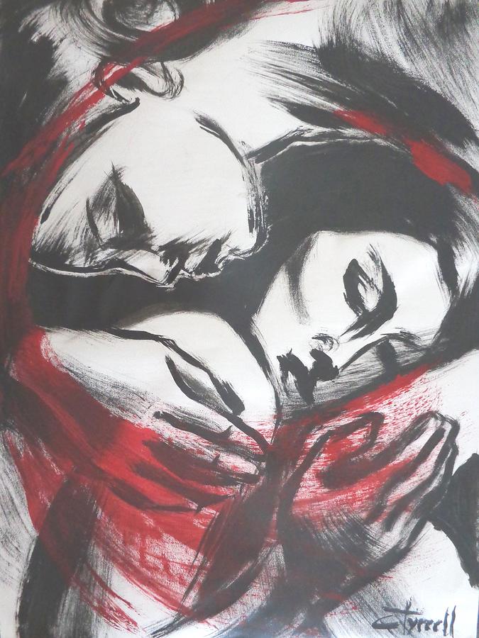 Lovers - The Power Of Love 1 Painting by Carmen Tyrrell