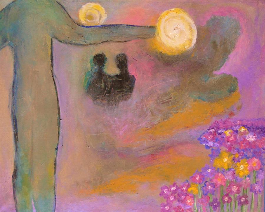 Loves Spark - Ode To Spring Painting by Marla McPherson