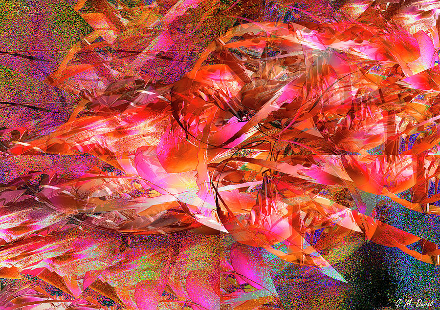 Abstract Digital Art - Loves Whirlwind by Michael Durst