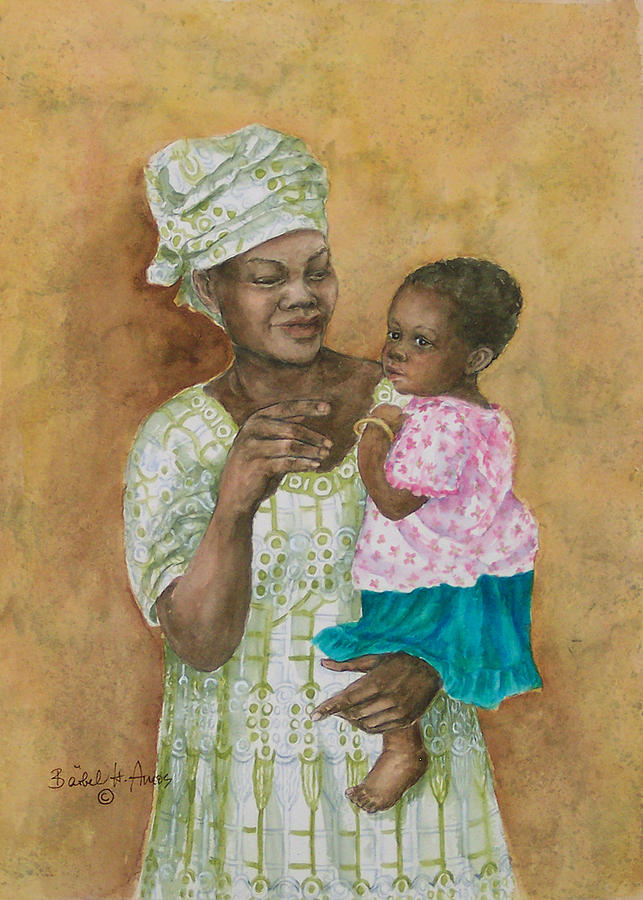 Loving Care Painting by Barbel Amos
