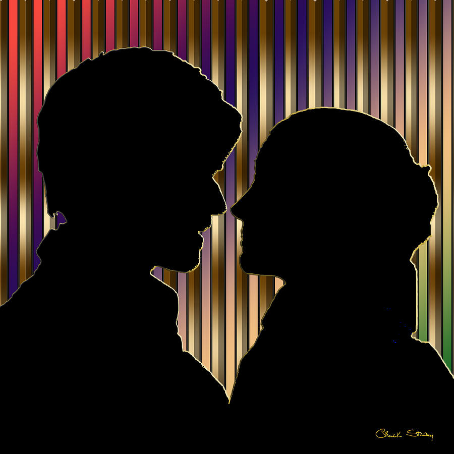 Loving Couple Digital Art by Chuck Staley