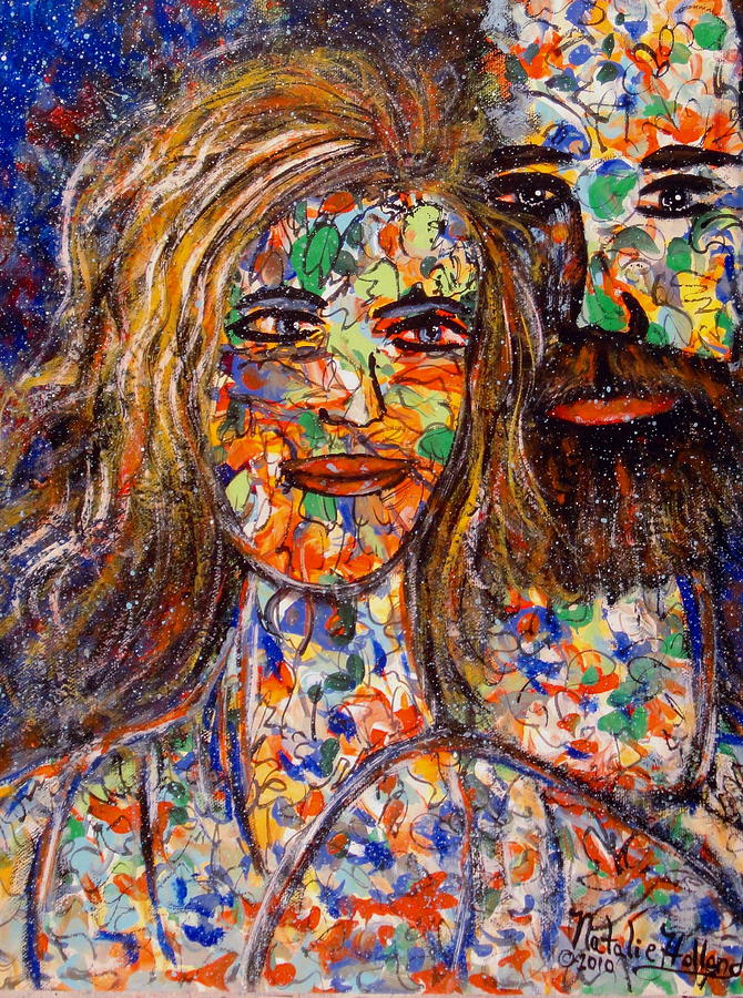 Loving Couple Painting by Natalie Holland