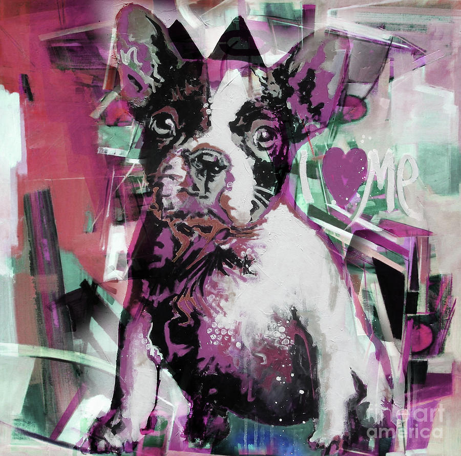 Loving Dog 66n Painting by Gull G