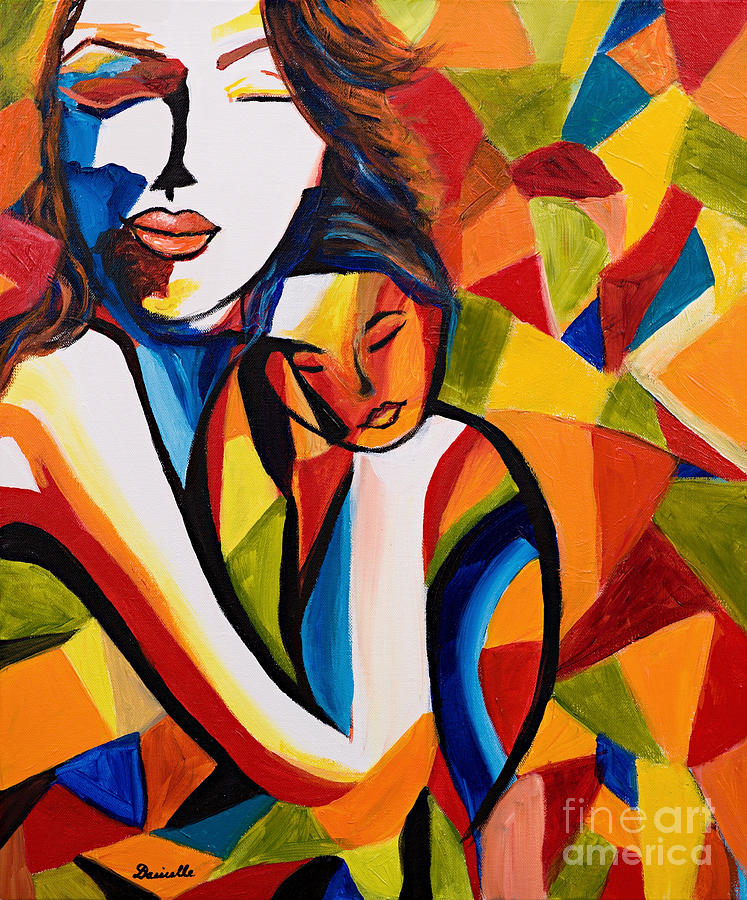 Loving Mom Painting by Art by Danielle