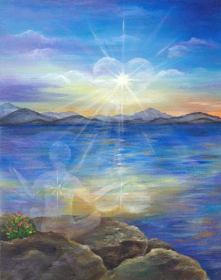 Mountain Painting - Loving Thyself by Sundara Fawn