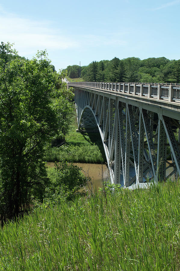 Low Bridge by Manistee Photograph by Linda Kerkau - Fine Art America