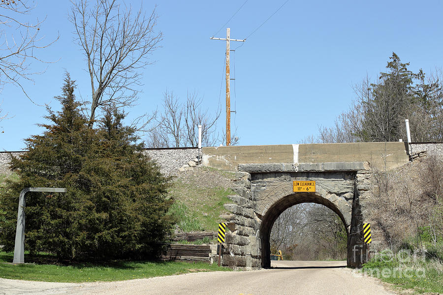 Low Clearance Railroad Bridge Photograph by Alan Look - Pixels