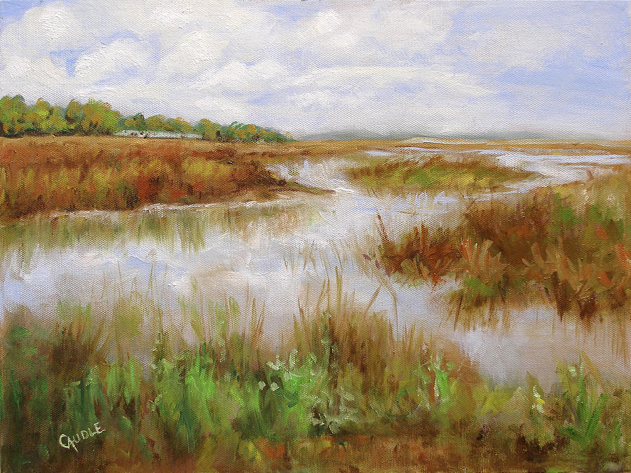 Low Country Marsh Painting by Ann Caudle - Fine Art America