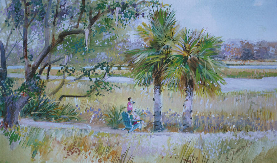Low Country Painting by P Anthony Visco