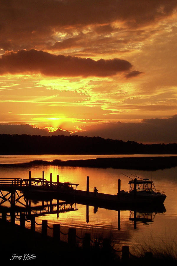 Low Country Sunset Photograph by Jerry Griffin