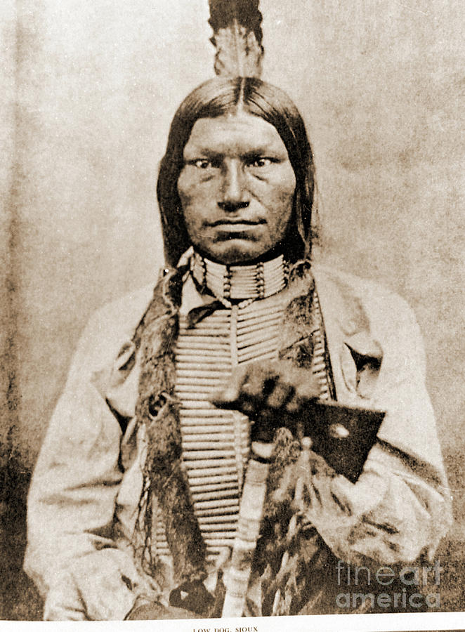 Lakota Photograph - Low Dog Sioux by Gary Wonning Lakota Photograph - Low Dog Sioux by Gary Wonning