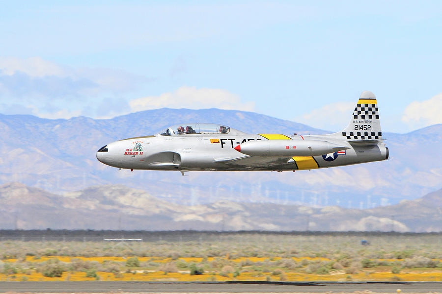 Low Fliying T-33 Photograph by Shoal Hollingsworth