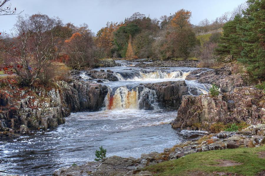 Low Force Waterfall in Teesdale Photograph by Jeff Townsend