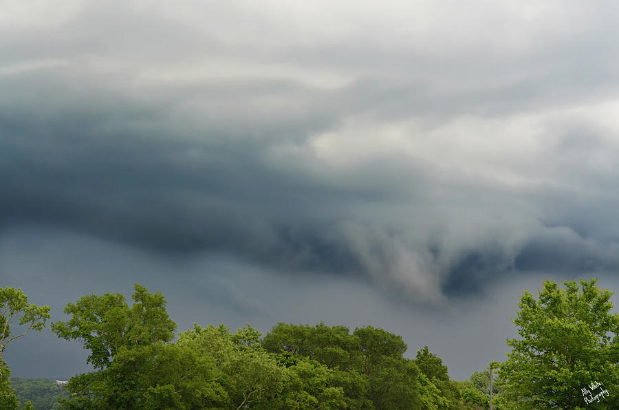 Low Hanging Shelf Cloud Photograph by Ally White