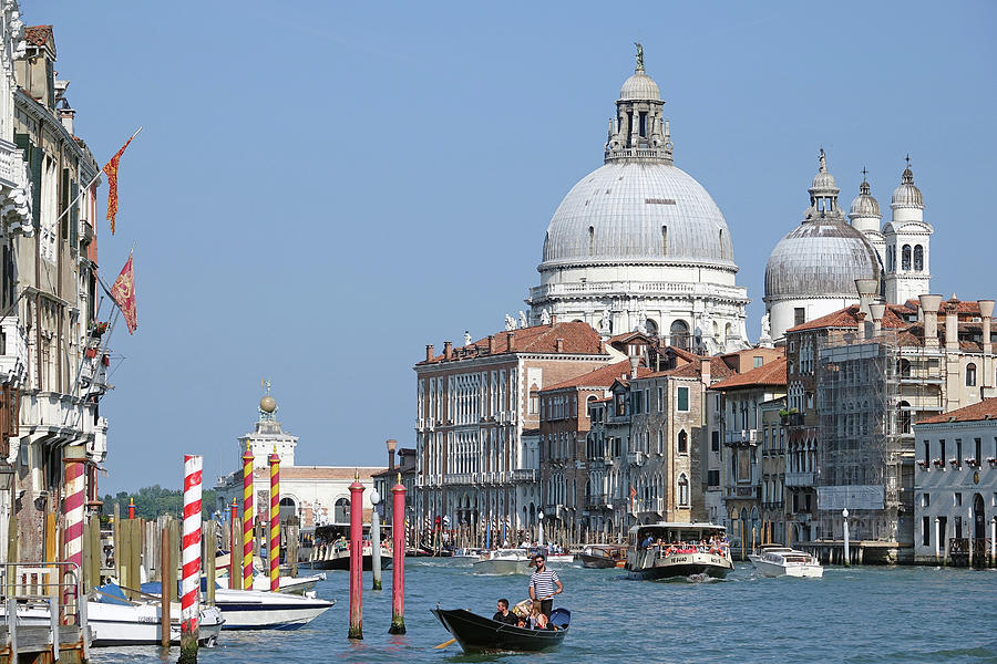 View Of The Grand Canal In Venice, Italy Photograph by Rick Rosenshein
