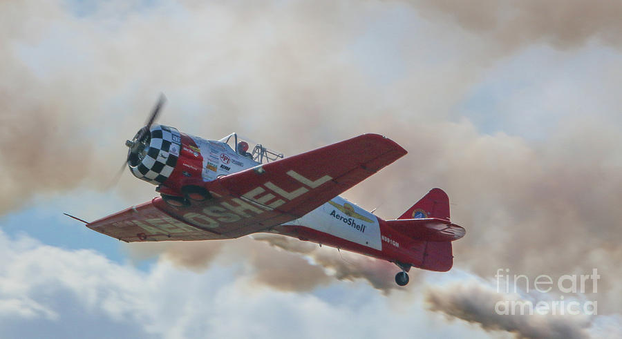 Low Pass Stunt Plane Photograph by Tom Claud