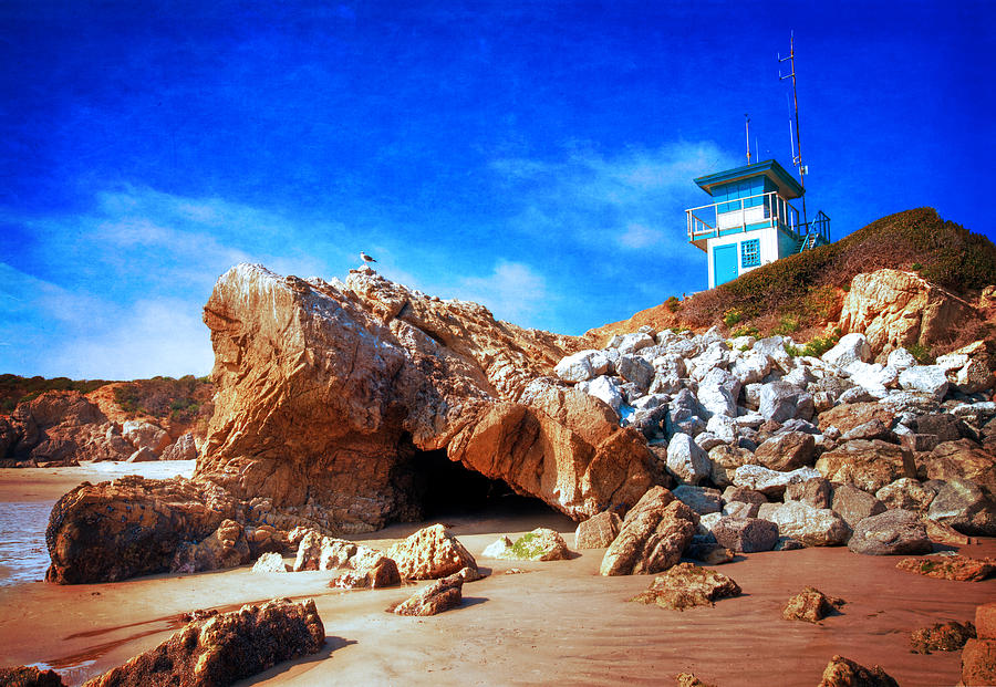 Beach Photograph - Low Tide at Leo Carillo by Lynn Bauer