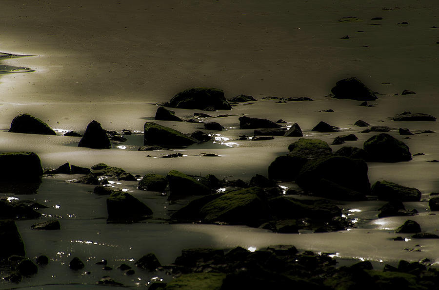 Low Tide at Midnight Photograph by Dick Hudson