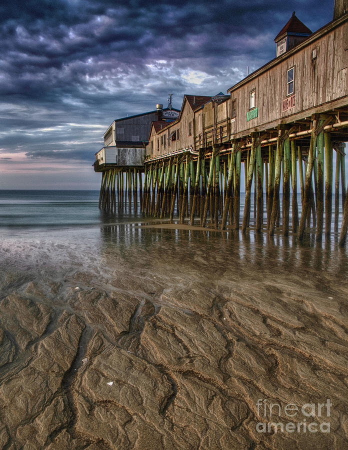 Low Tide at Old Orchard Beach Photograph by Jerry Fornarotto