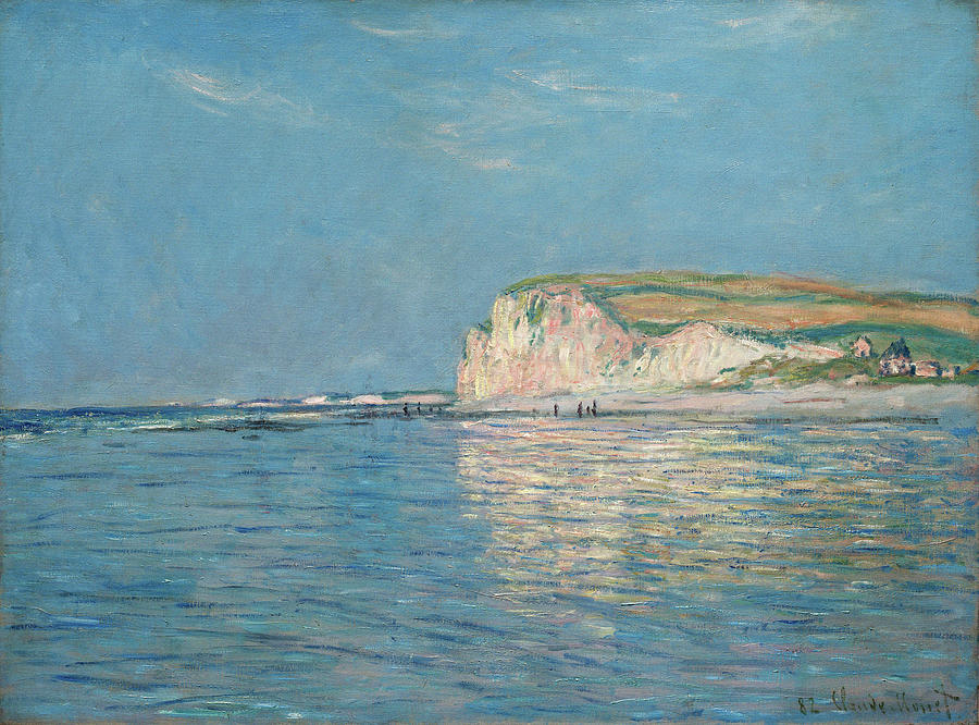 Impressionism Painting - Low Tide At Pourville 1882 by Claude Monet