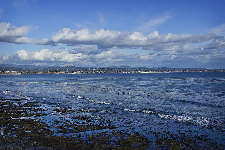 Low Tide at The Hook, Santa Cruz CA Photograph by Morgan Wright