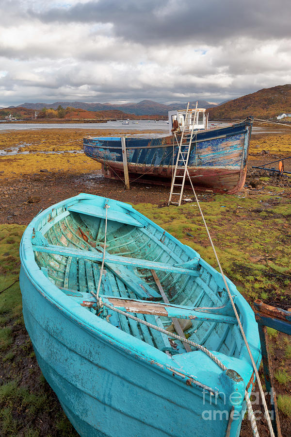 Low tide, Bedachro, Scotland Photograph by David Bleeker