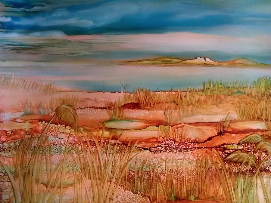 Low Tide Painting by Betsy Carlson Cross