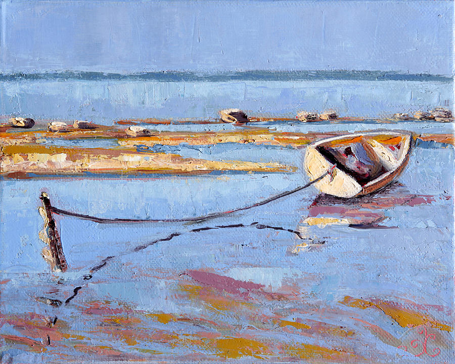 Low Tide Flats II Painting by Trina Teele