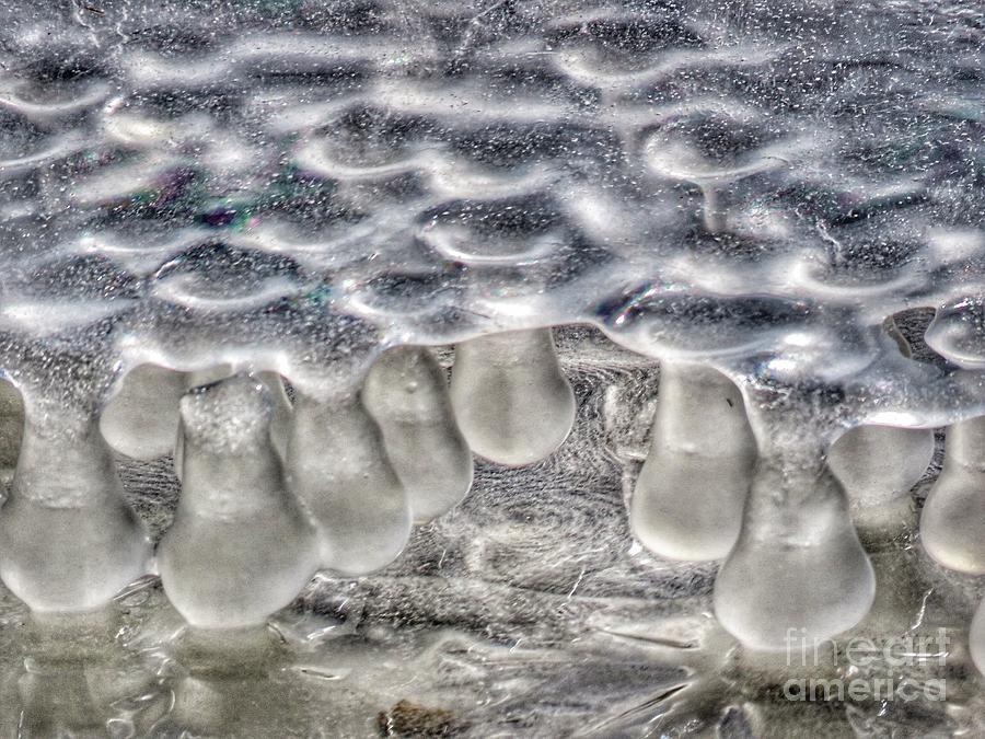 Low tide ice drops 6 Photograph by Rrrose Pix