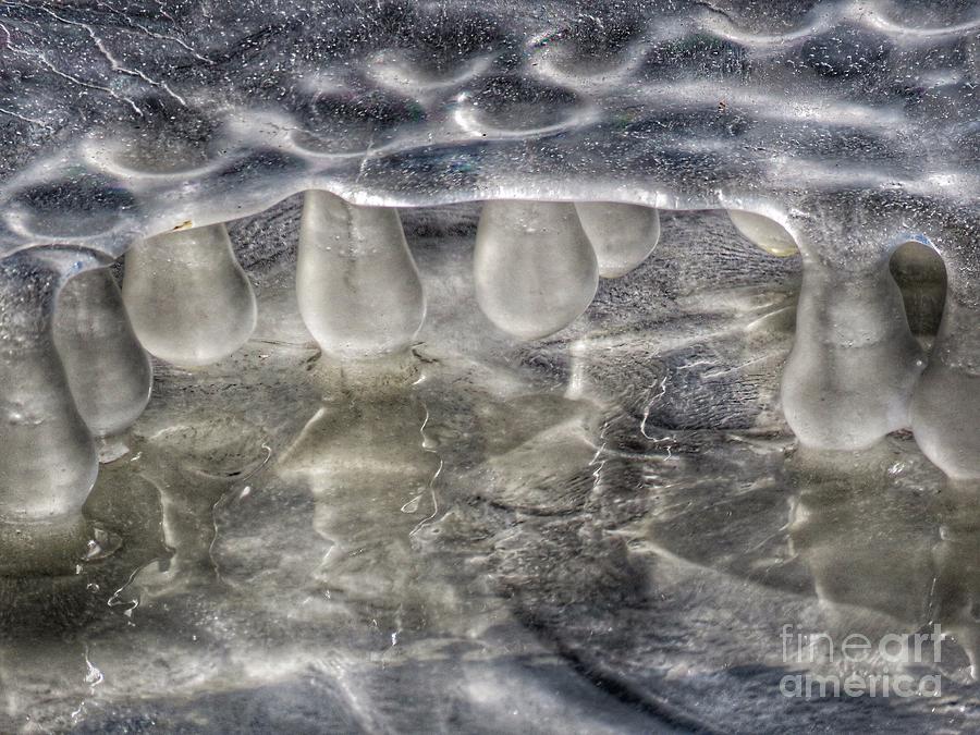 Low tide ice drops 7 Photograph by Rrrose Pix