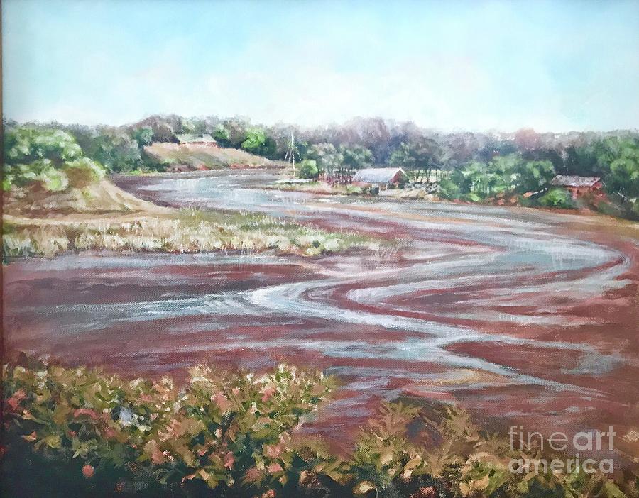 Low Tide in the Cove Painting by Gail Allen