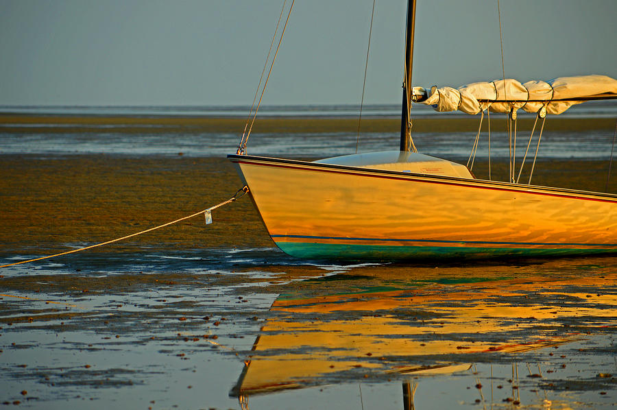 Low Tide Morning - Cape Cod Bay Photograph by Dianne Cowen Cape Cod Photography