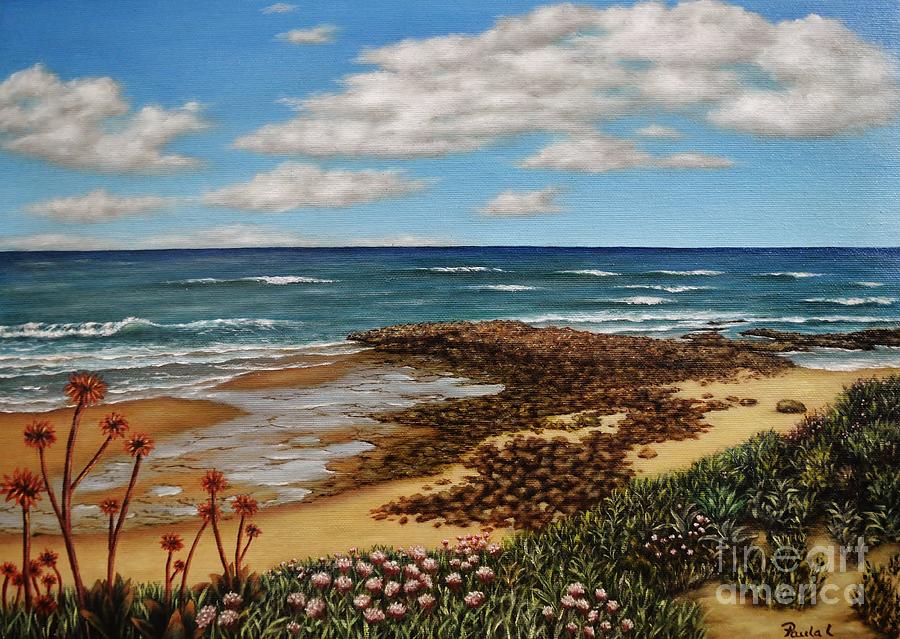 Low Tide Painting by Paula Ludovino
