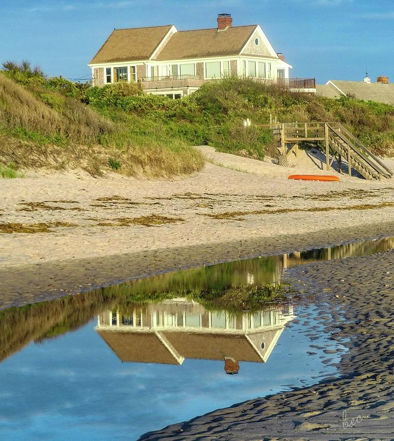 Low tide reflection Photograph by Bruce Carpenter