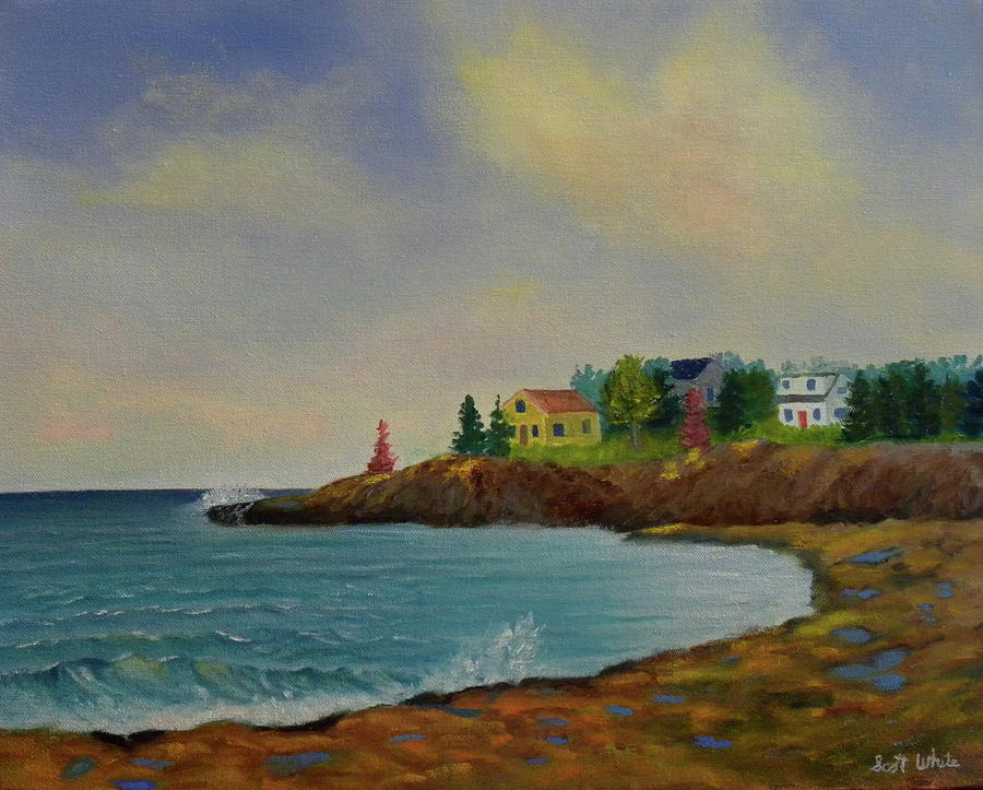 Low Tide Painting by Scott W White