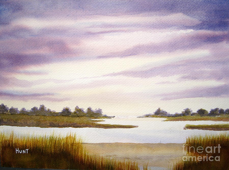 Low Tide Painting by Shirley Braithwaite Hunt