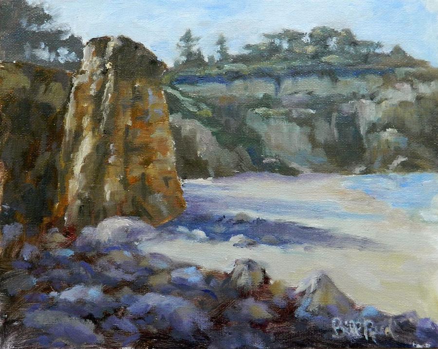 Beach Painting - Low Tide by William Reed