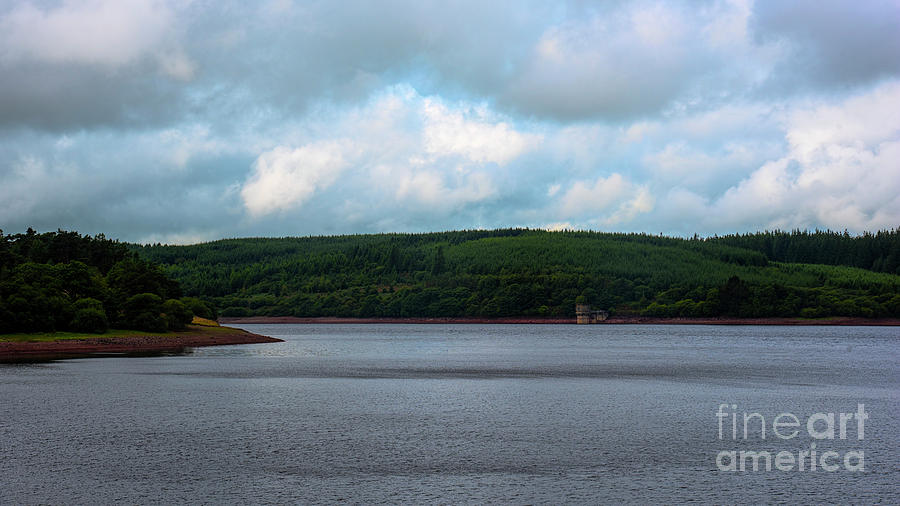 Low Water at Usk Reservoir Photograph by Chris Thaxter