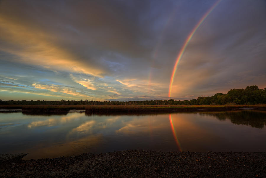 Rainbow Photograph - Lowcountry Rainbow  by Douglas Berry