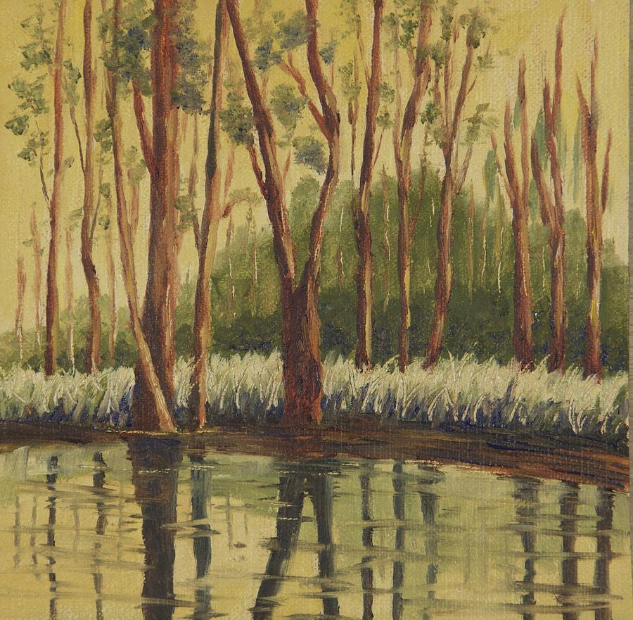 Lowcountry Reflections Painting by Rosie Phillips