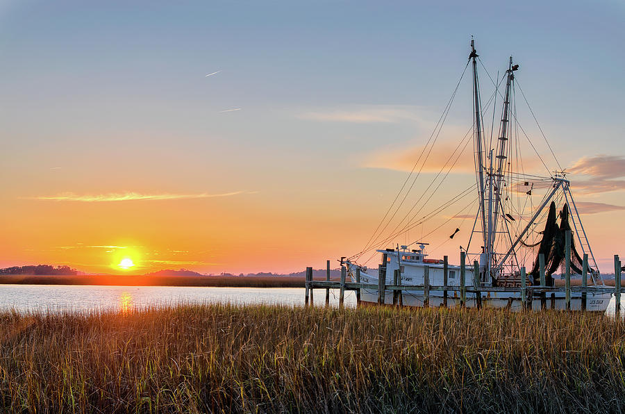 Lowcountry Sunset Photograph by DCat Images