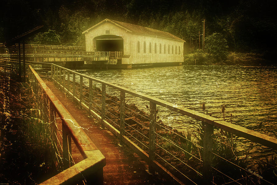 Lowell Covered Bridge - 1945 Photograph by Mick Anderson
